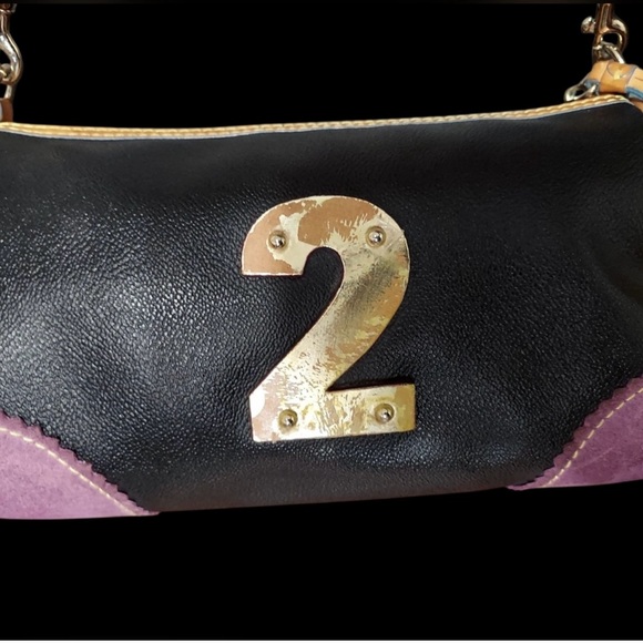 Dooney & Bourke Lindsay Lohan Collection Vintage Tassel Satchel #2 - Picture 6 of 14